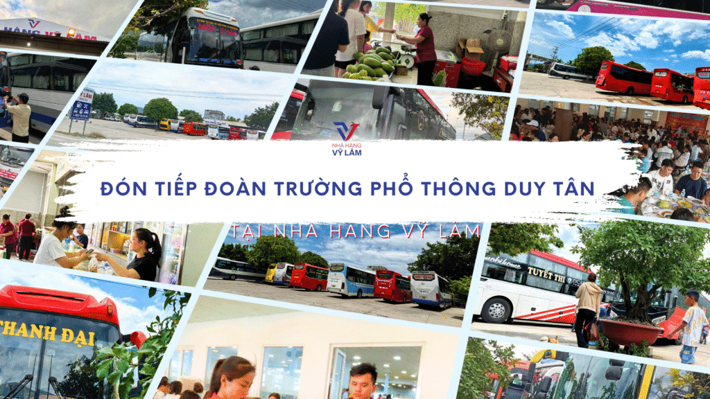 1 Vỹ Lâm đón tiếp đoàn trường phổ thông Duy Tân - nhà xe mộc thảo